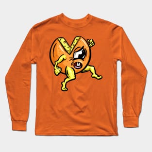 The Sneaky Tip Toe Cheese Wheel Long Sleeve T-Shirt